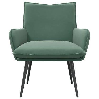 vidaXL Armchair Sea Green Velvet