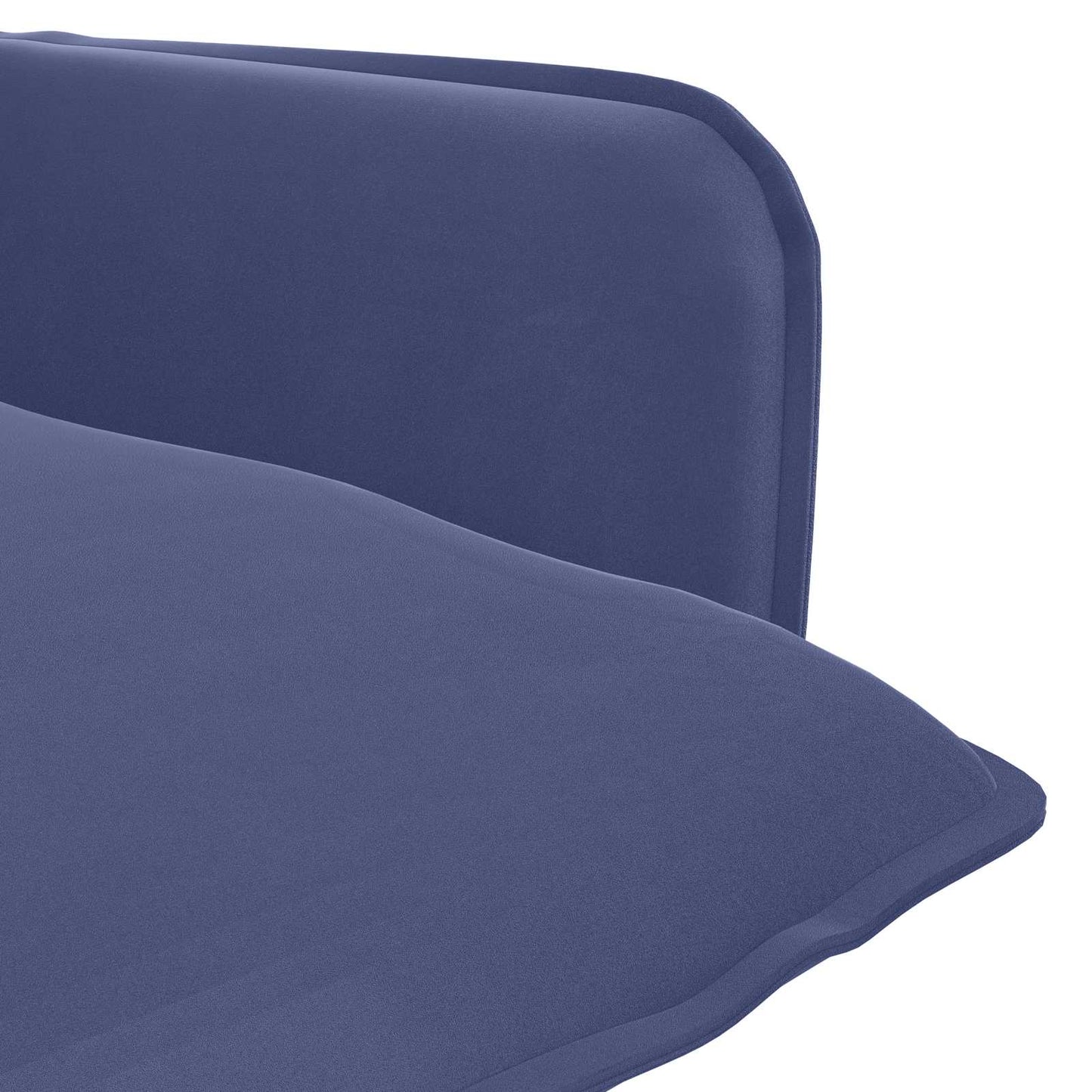vidaXL Armchair Police Blue Velvet