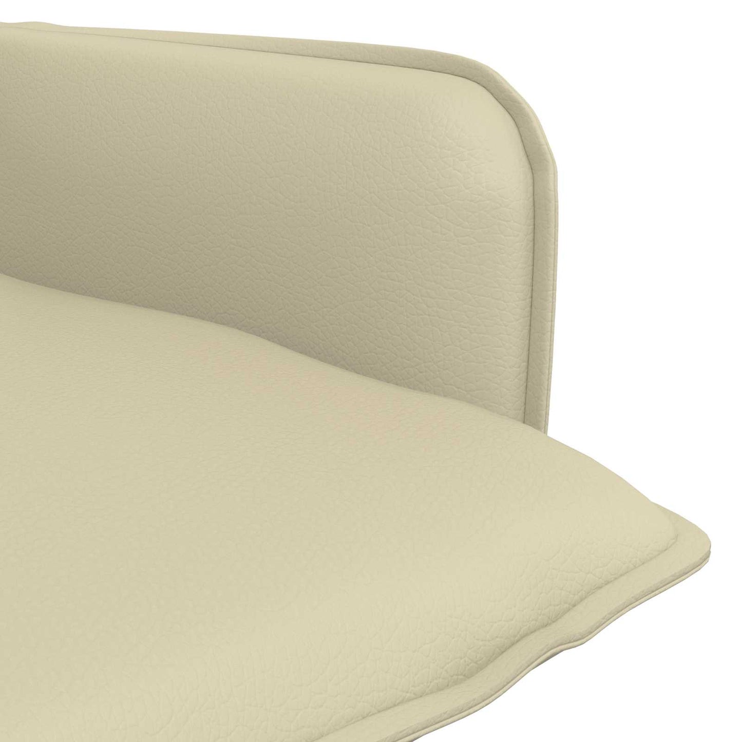 vidaXL Armchair Cream Faux Leather