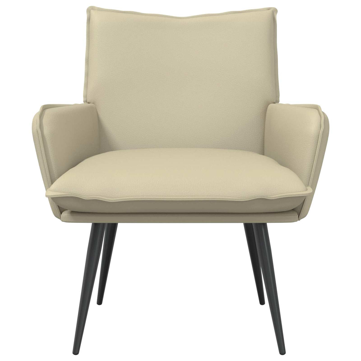 vidaXL Armchair Cream Faux Leather