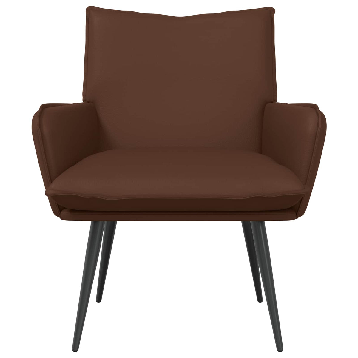 vidaXL Armchair Brown Faux Leather