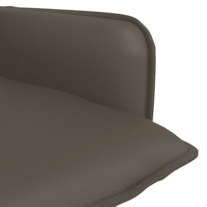 vidaXL Armchair Grey Faux Leather