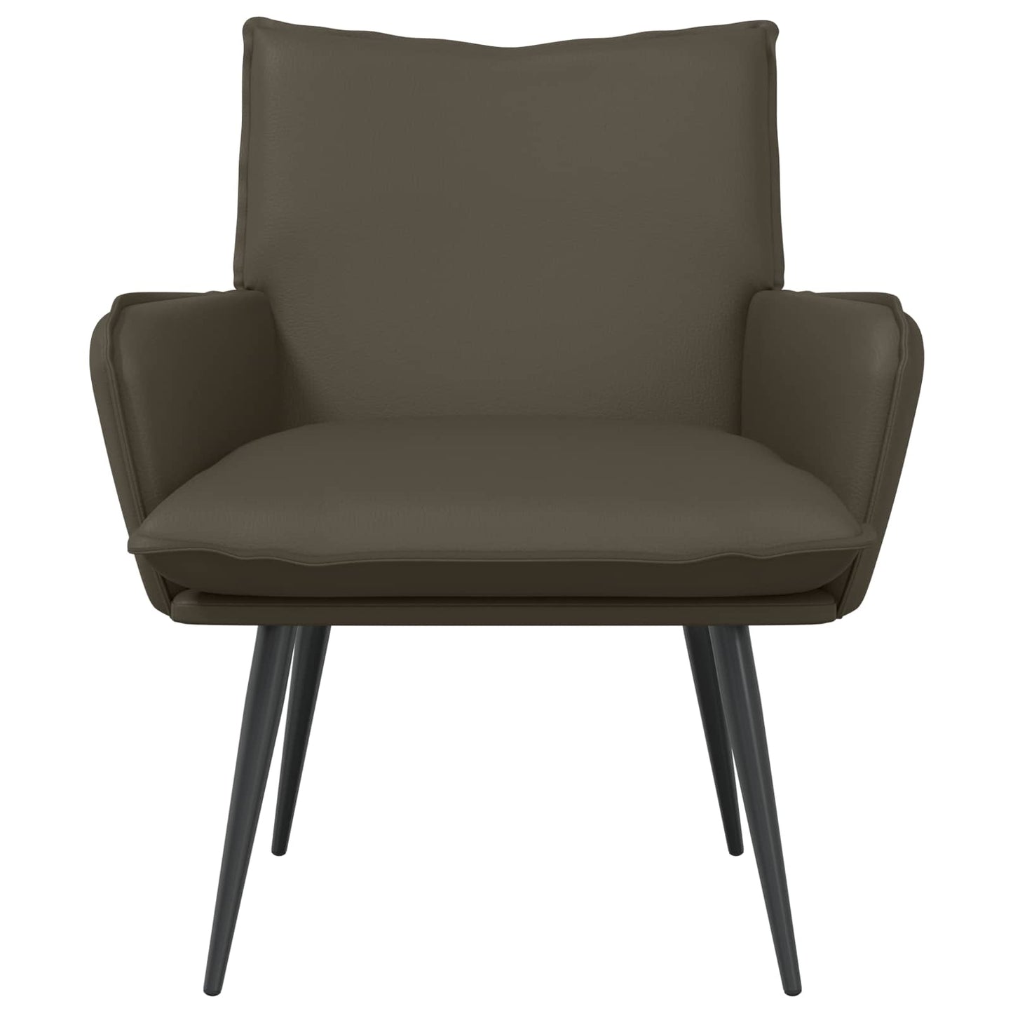 vidaXL Armchair Grey Faux Leather