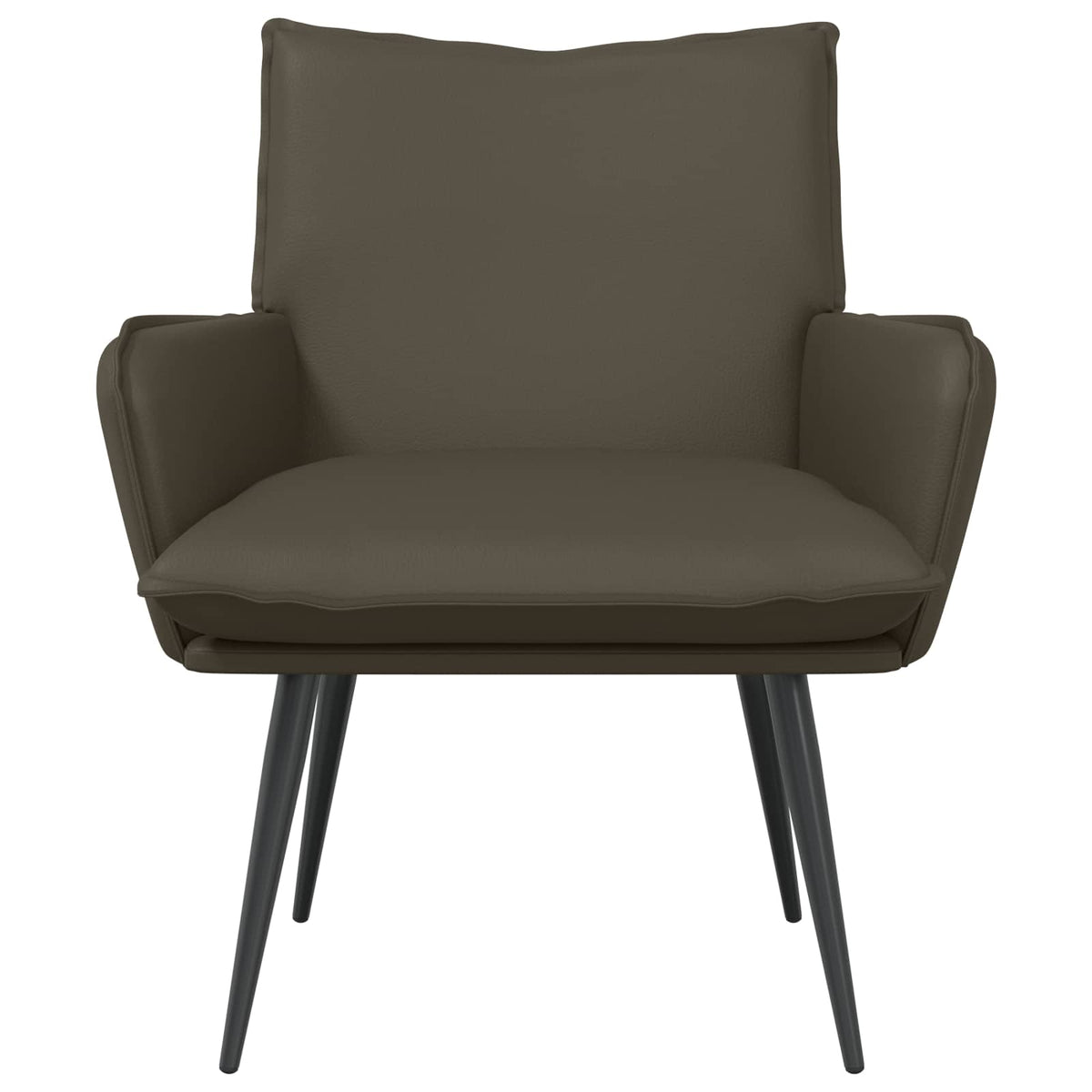 vidaXL Armchair Grey Faux Leather
