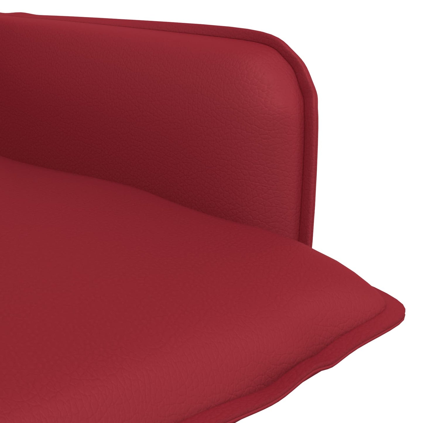 vidaXL Armchair Wine Red Faux Leather