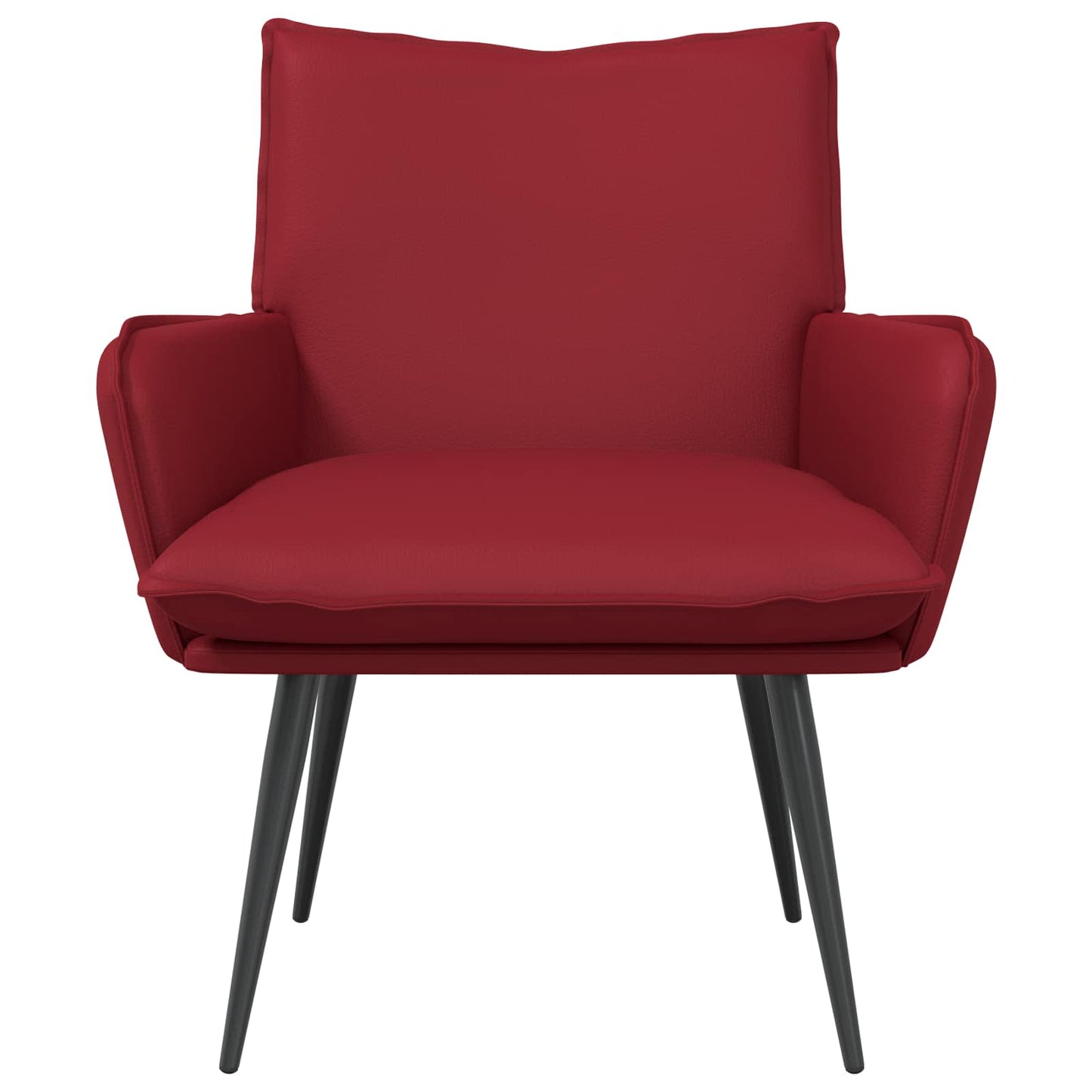 vidaXL Armchair Wine Red Faux Leather