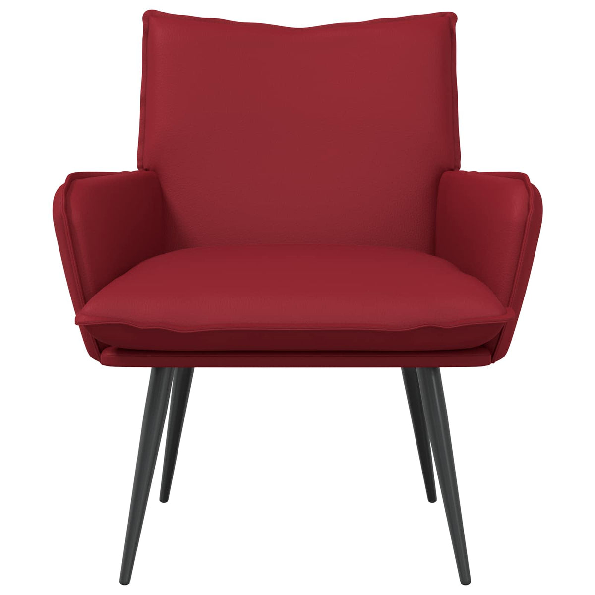 vidaXL Armchair Wine Red Faux Leather