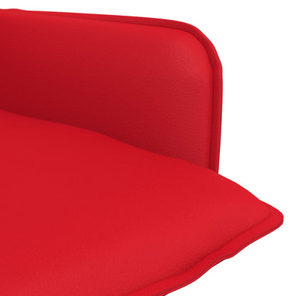 vidaXL Armchair Red Faux Leather