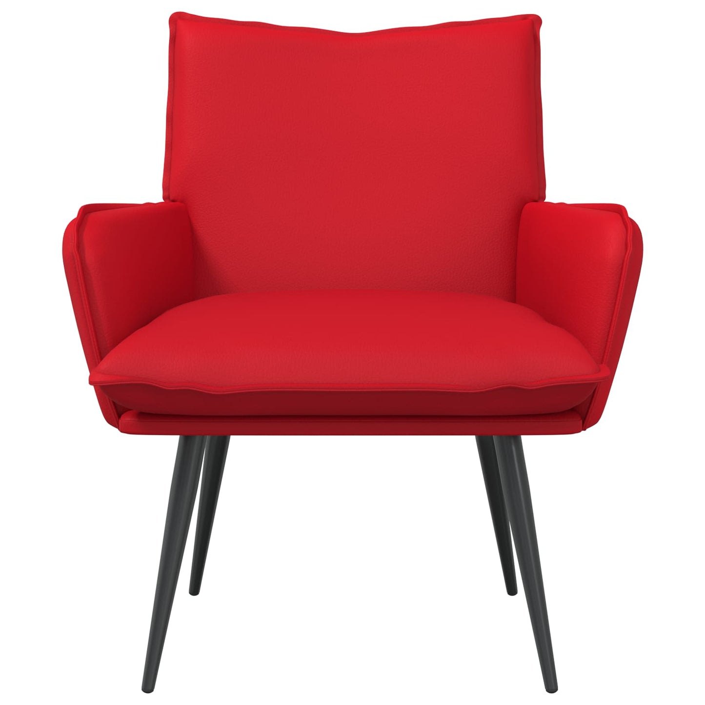 vidaXL Armchair Red Faux Leather