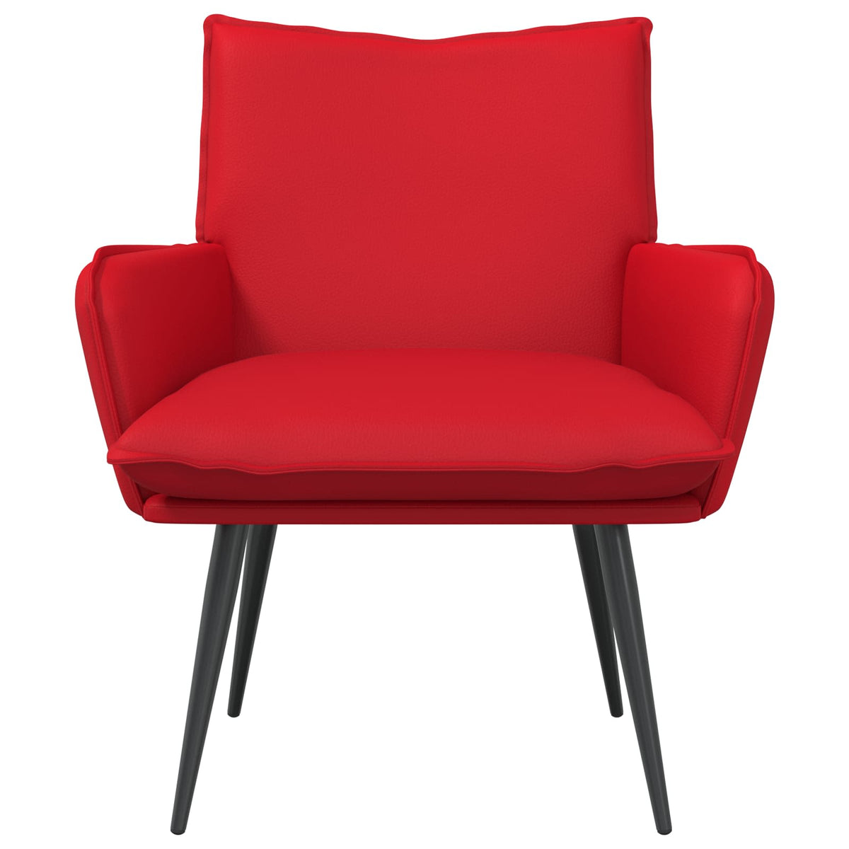 vidaXL Armchair Red Faux Leather