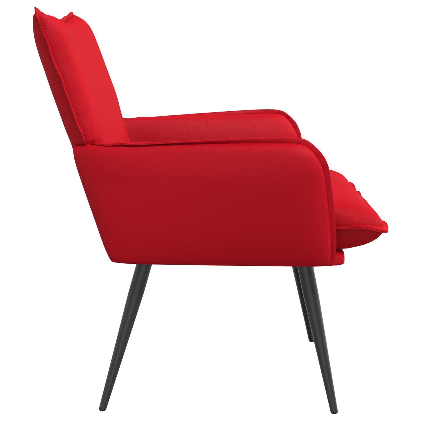 vidaXL Armchair Red Faux Leather