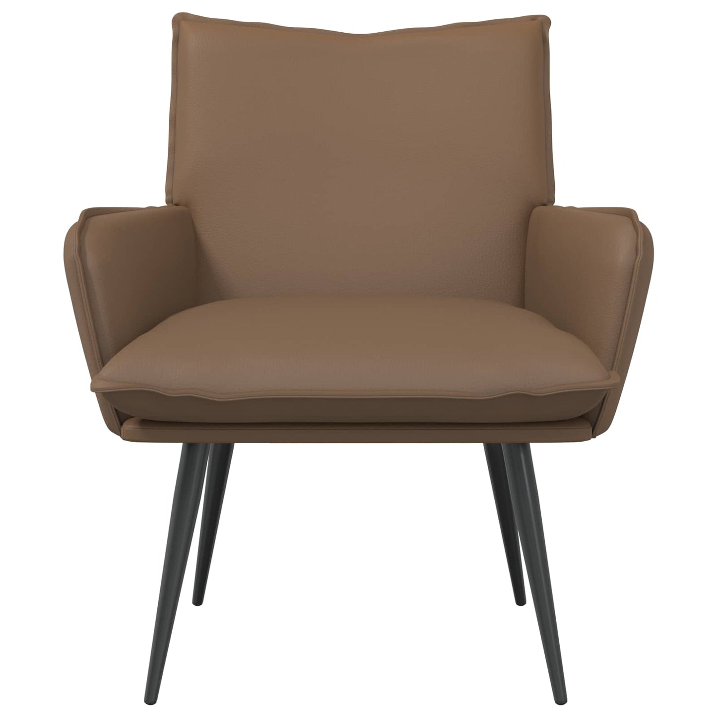 vidaXL Armchair Cappuccino Faux Leather