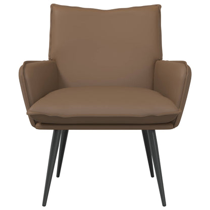 vidaXL Armchair Cappuccino Faux Leather