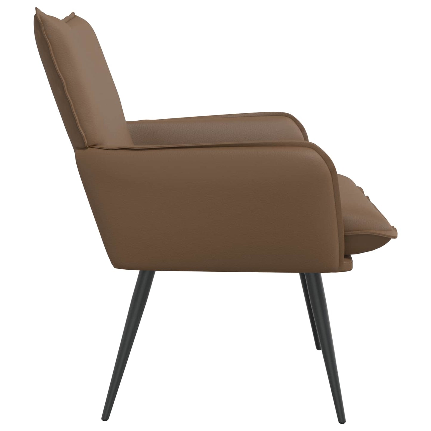 vidaXL Armchair Cappuccino Faux Leather