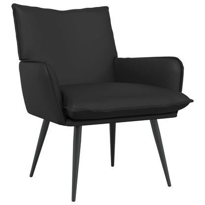 vidaXL Armchair Black Faux Leather