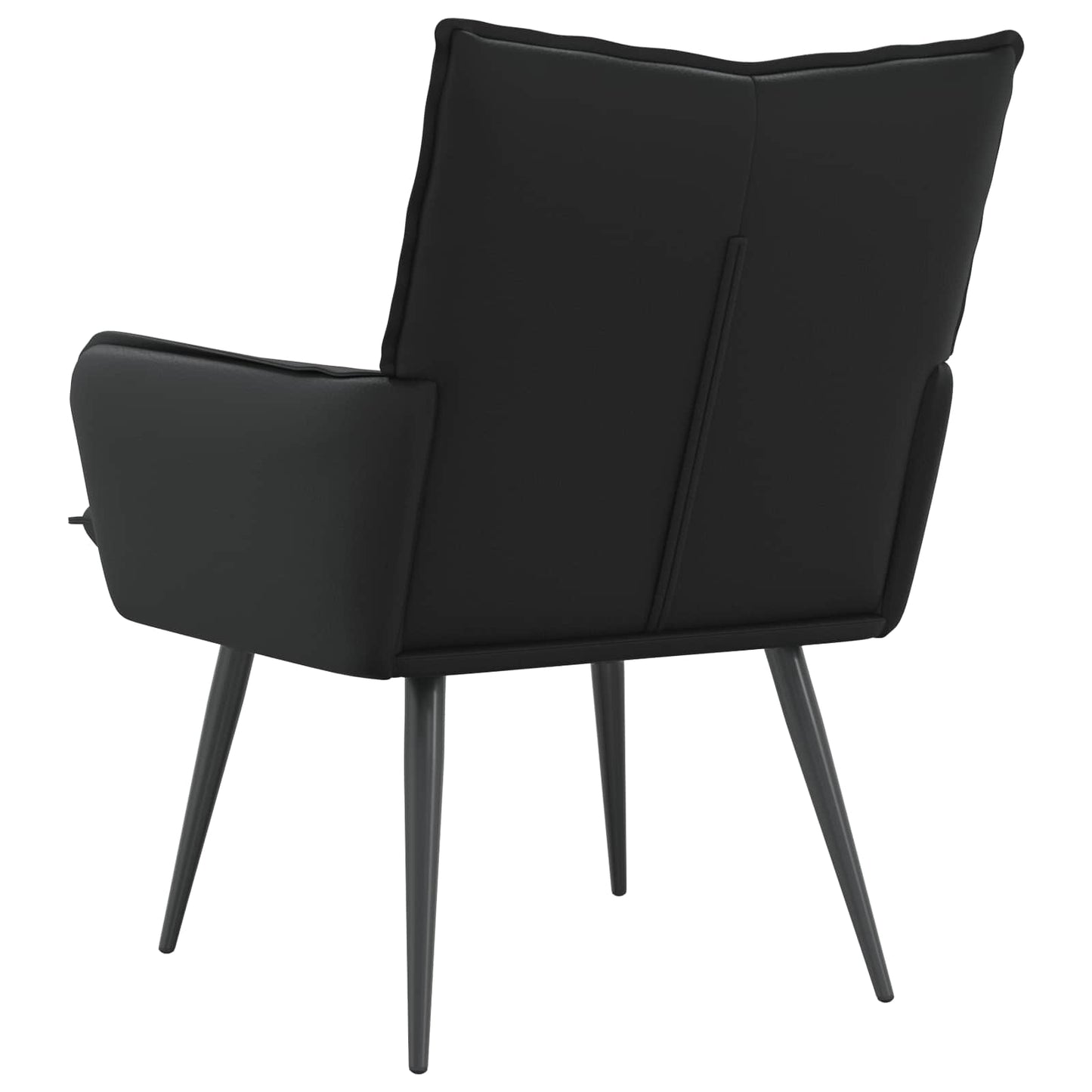 vidaXL Armchair Black Faux Leather