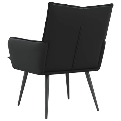 vidaXL Armchair Black Faux Leather