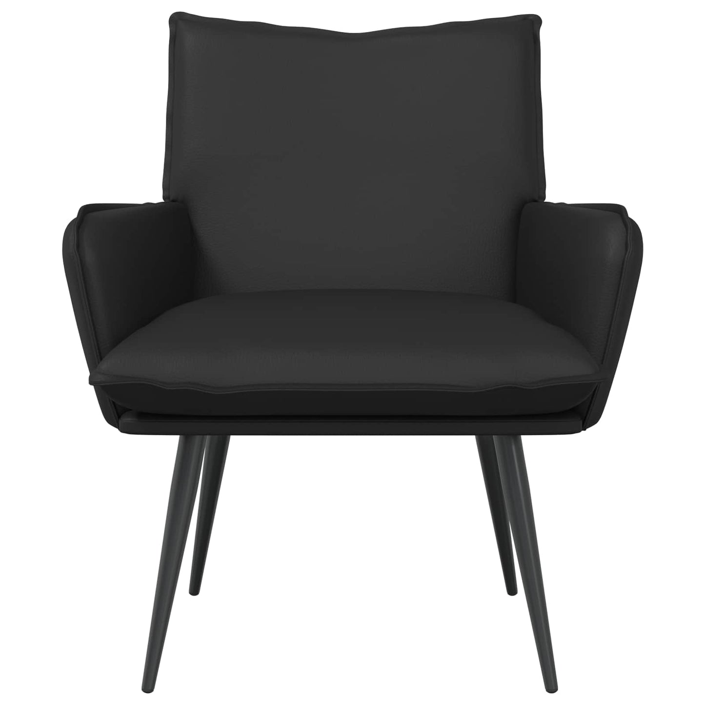 vidaXL Armchair Black Faux Leather