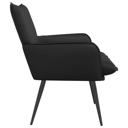 vidaXL Armchair Black Faux Leather