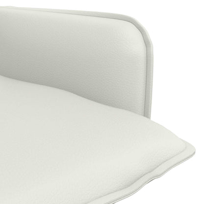 vidaXL Armchair White Faux Leather