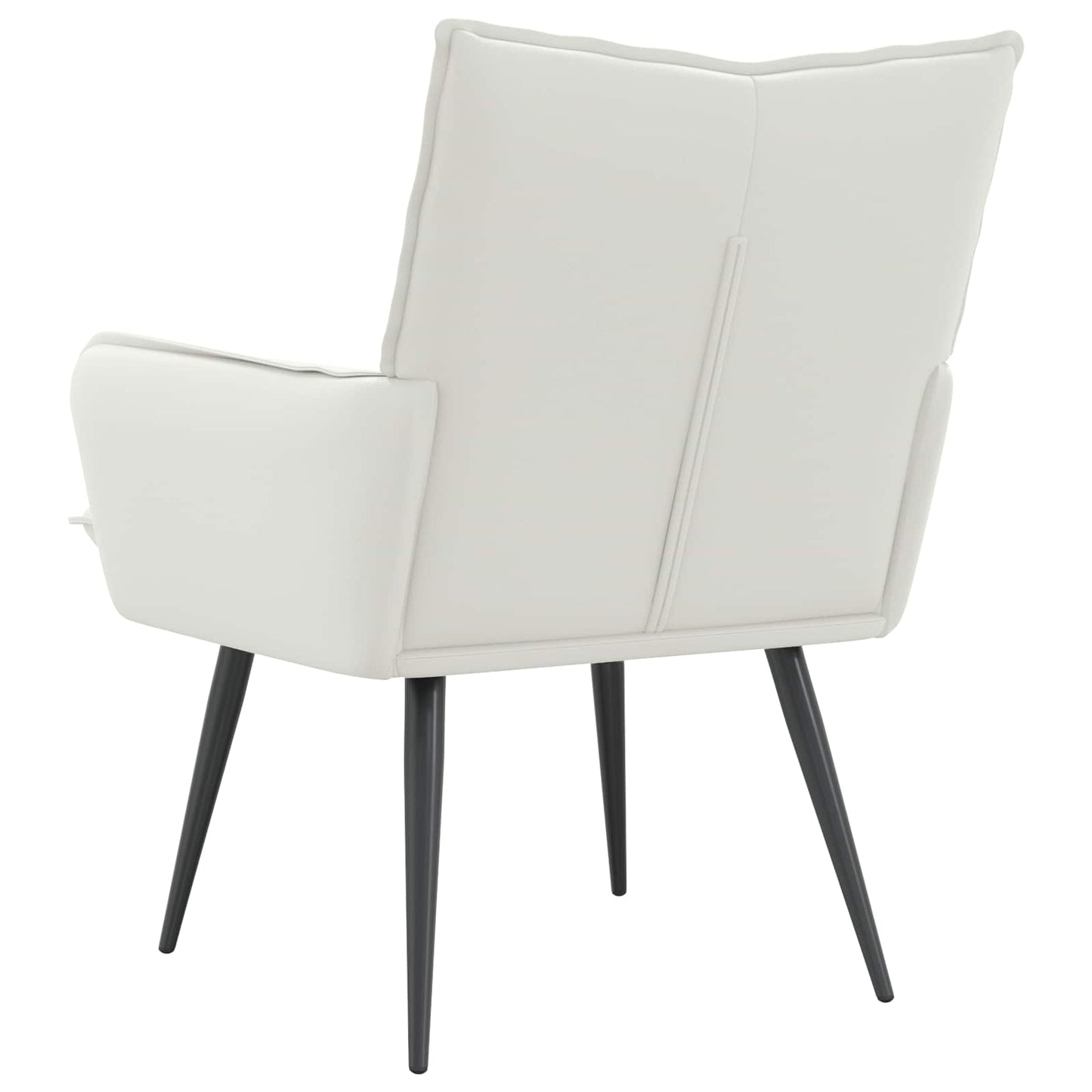 vidaXL Armchair White Faux Leather