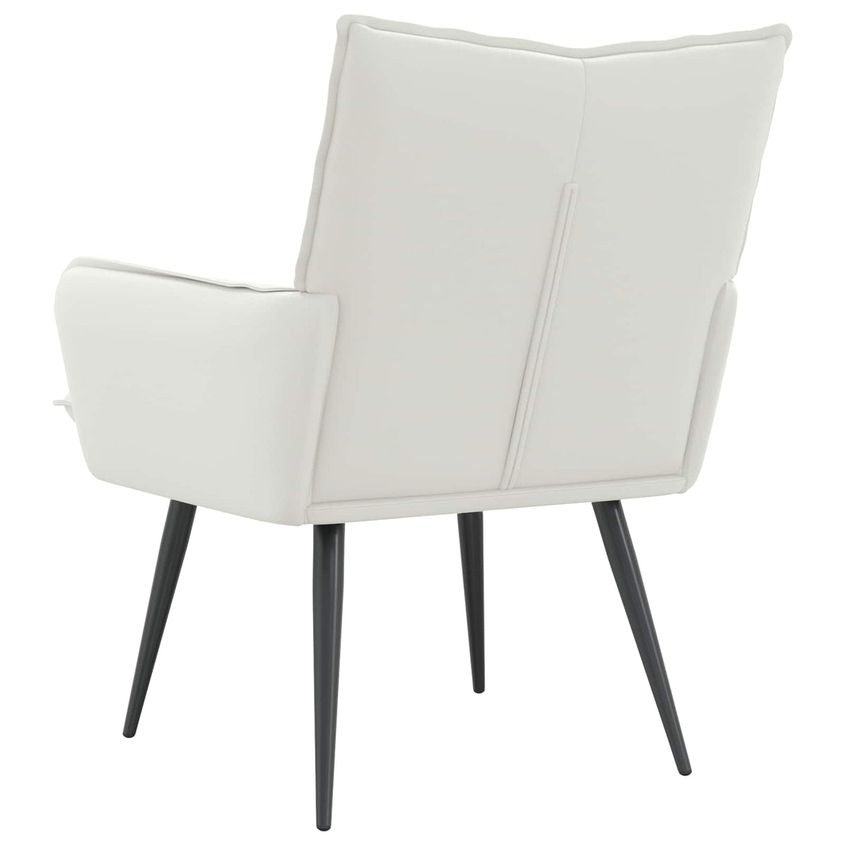vidaXL Armchair White Faux Leather