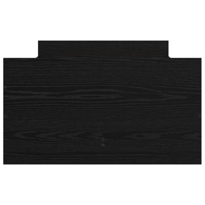 vidaXL Bed Frame Black Oak 100 x 200 cm Engineered Wood