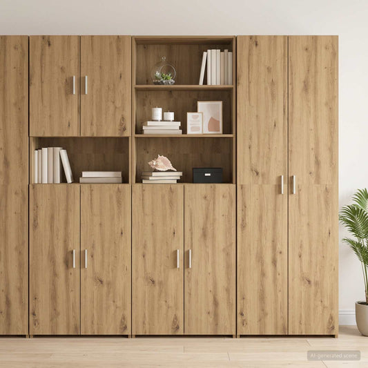 vidaXL Highboard Artisan Oak 70 x 42.5 x 185 cm Engineered Wood