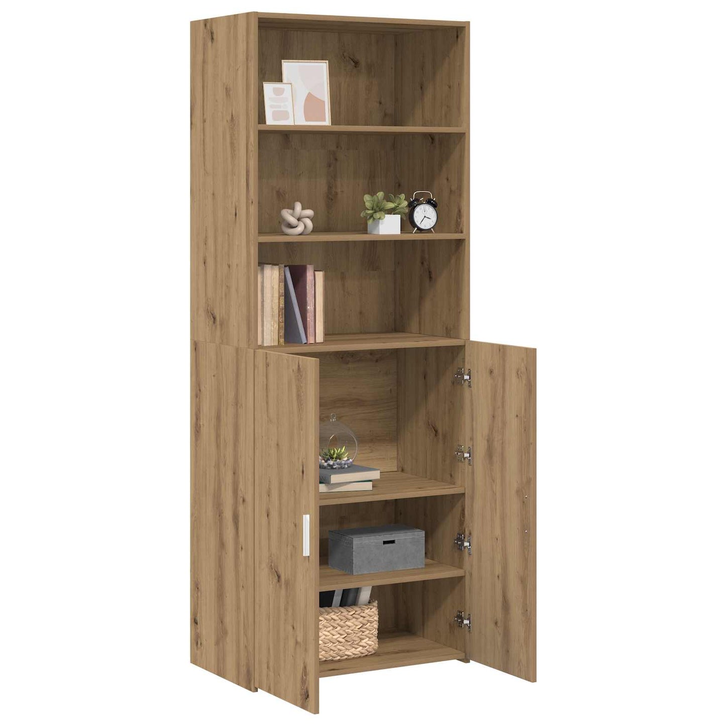 vidaXL Highboard Artisan Oak 70 x 42.5 x 185 cm Engineered Wood