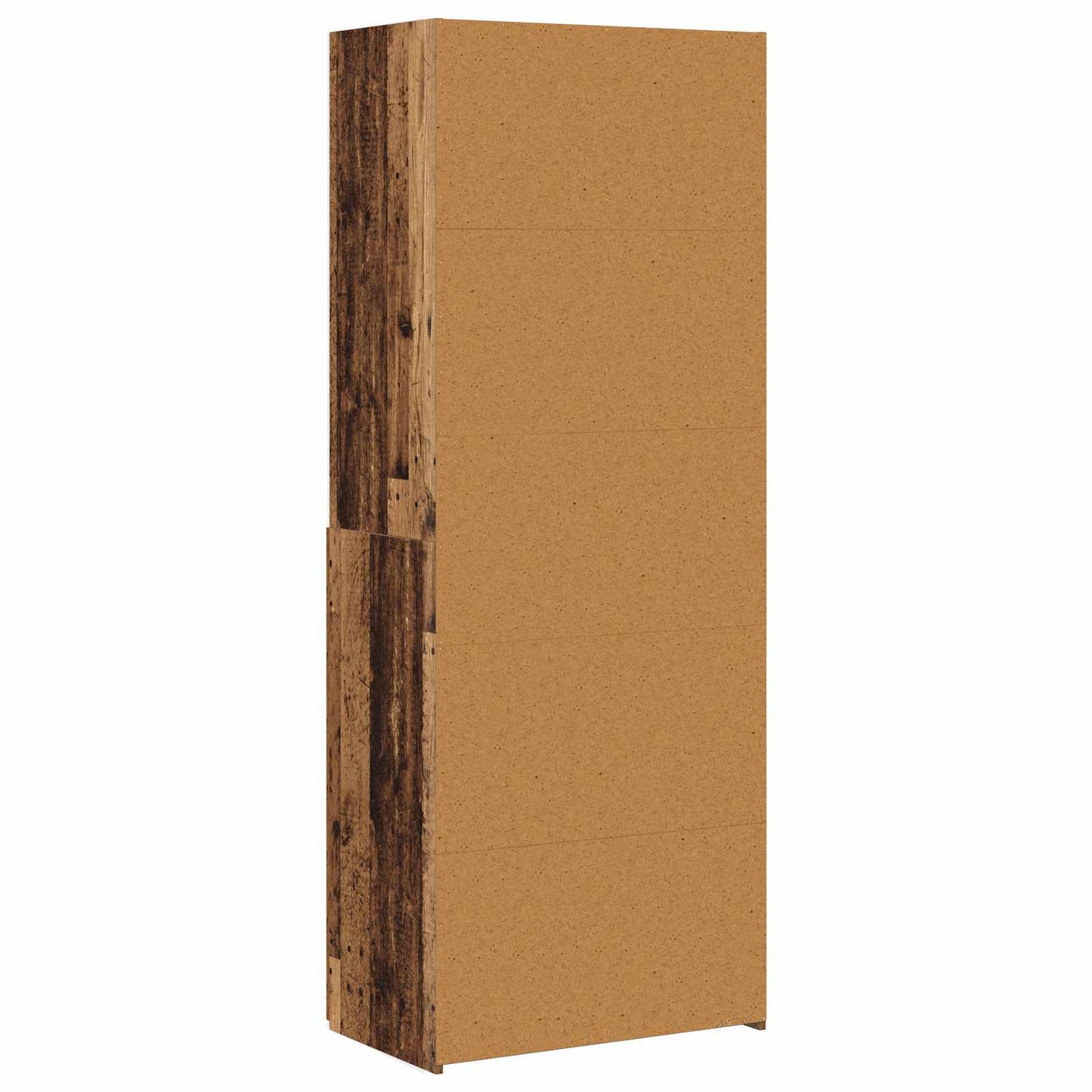 vidaXL Bookcase Old wood 30 x 42.4 x 185.2 cm
