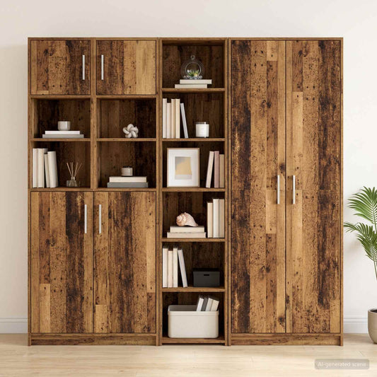 vidaXL Sideboard Old Wood 40 x 41 x 185 cm Engineered Wood