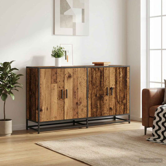 vidaXL Sideboard Old Wood 134 x 35 x 76 cm Engineered Wood