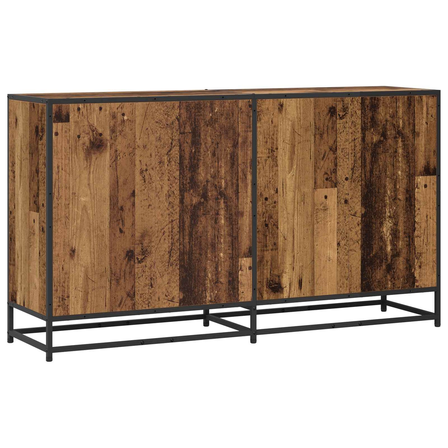 vidaXL Sideboard Old Wood 134 x 35 x 76 cm Engineered Wood
