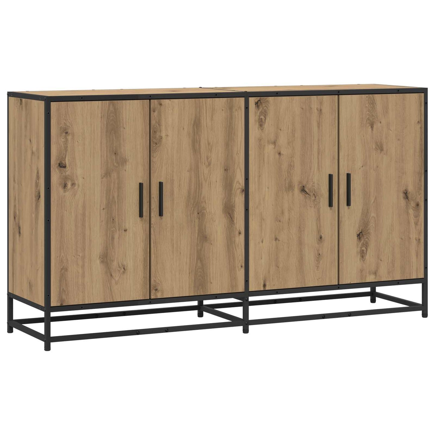 vidaXL Sideboard Artisan Oak 134 x 35 x 76 cm Engineered Wood