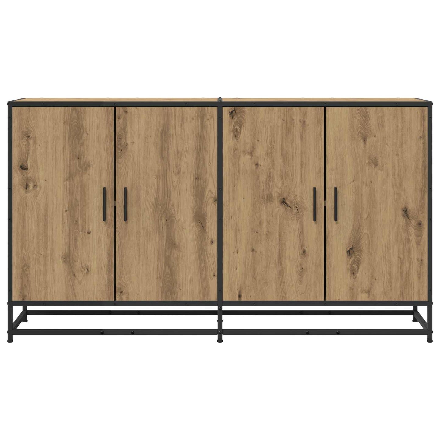 vidaXL Sideboard Artisan Oak 134 x 35 x 76 cm Engineered Wood