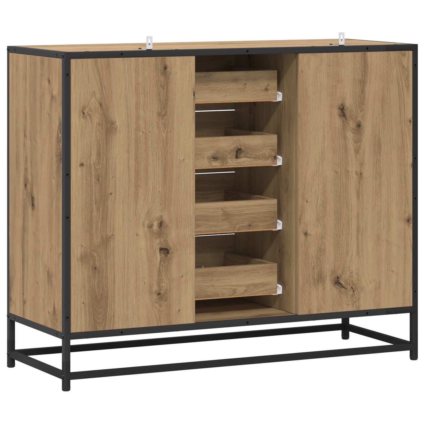vidaXL Sideboard Artisan Oak 92 x 35 x 76 cm Engineered Wood