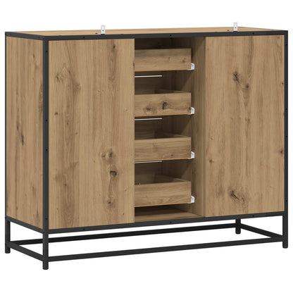 vidaXL Sideboard Artisan Oak 92 x 35 x 76 cm Engineered Wood