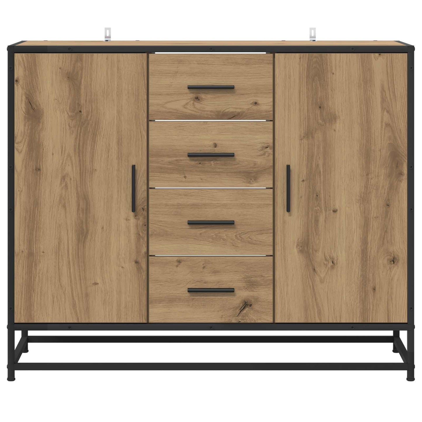 vidaXL Sideboard Artisan Oak 92 x 35 x 76 cm Engineered Wood