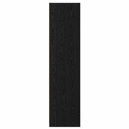 vidaXL Wardrobe with Shelf Black oak 100 x 50 x 200 cm Engineered Wood