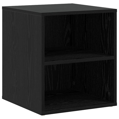 vidaXL Corner Cabinet Black Oak 200 x 40 x 45 cm Engineered Wood