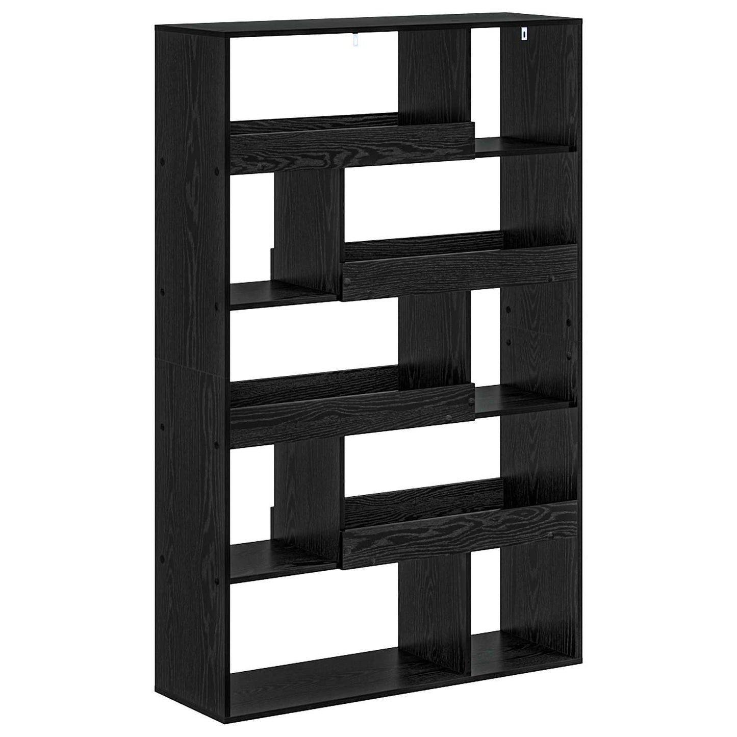 vidaXL Book Shelf Black oak 100 x 33 x 156.5 cm Engineered Wood