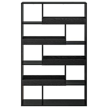 vidaXL Book Shelf Black oak 100 x 33 x 156.5 cm Engineered Wood