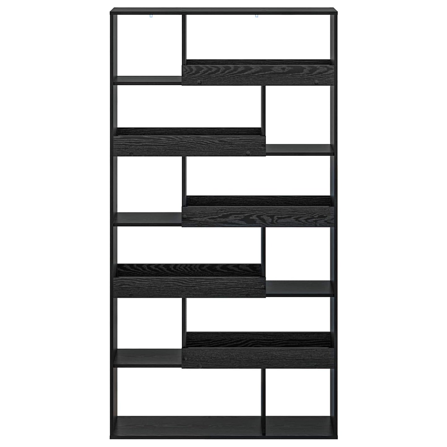 vidaXL Book Shelf Black oak 100 x 33 x 156.5 cm Engineered Wood