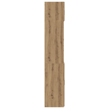 vidaXL Storage Cabinet with Shelves Artisan Oak 70 x 42.5 x 225 cm