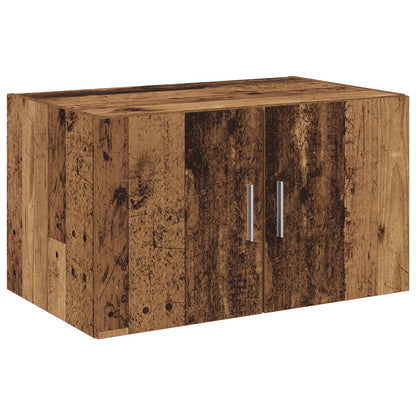 vidaXL Storage Cabinet with Shelves Old Wood 70 x 42.5 x 225 cm