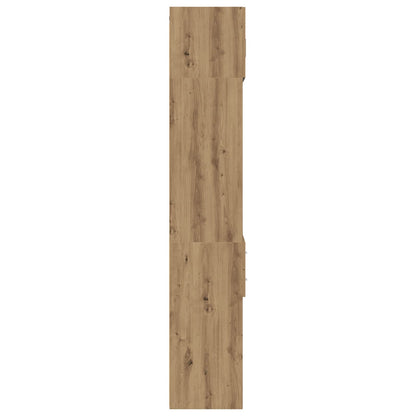 vidaXL Storage Cabinet with Shelves Artisan Oak 70 x 42.5 x 225 cm