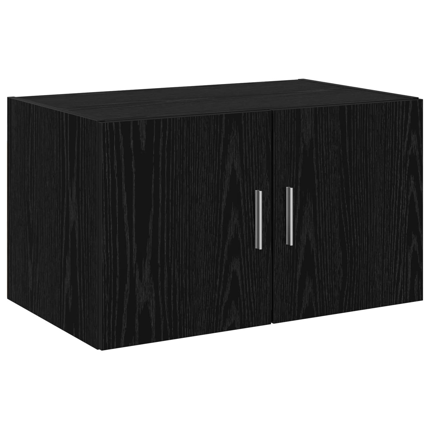 vidaXL Storage Cabinet with Shelves Black Oak 70 x 42.5 x 225 cm