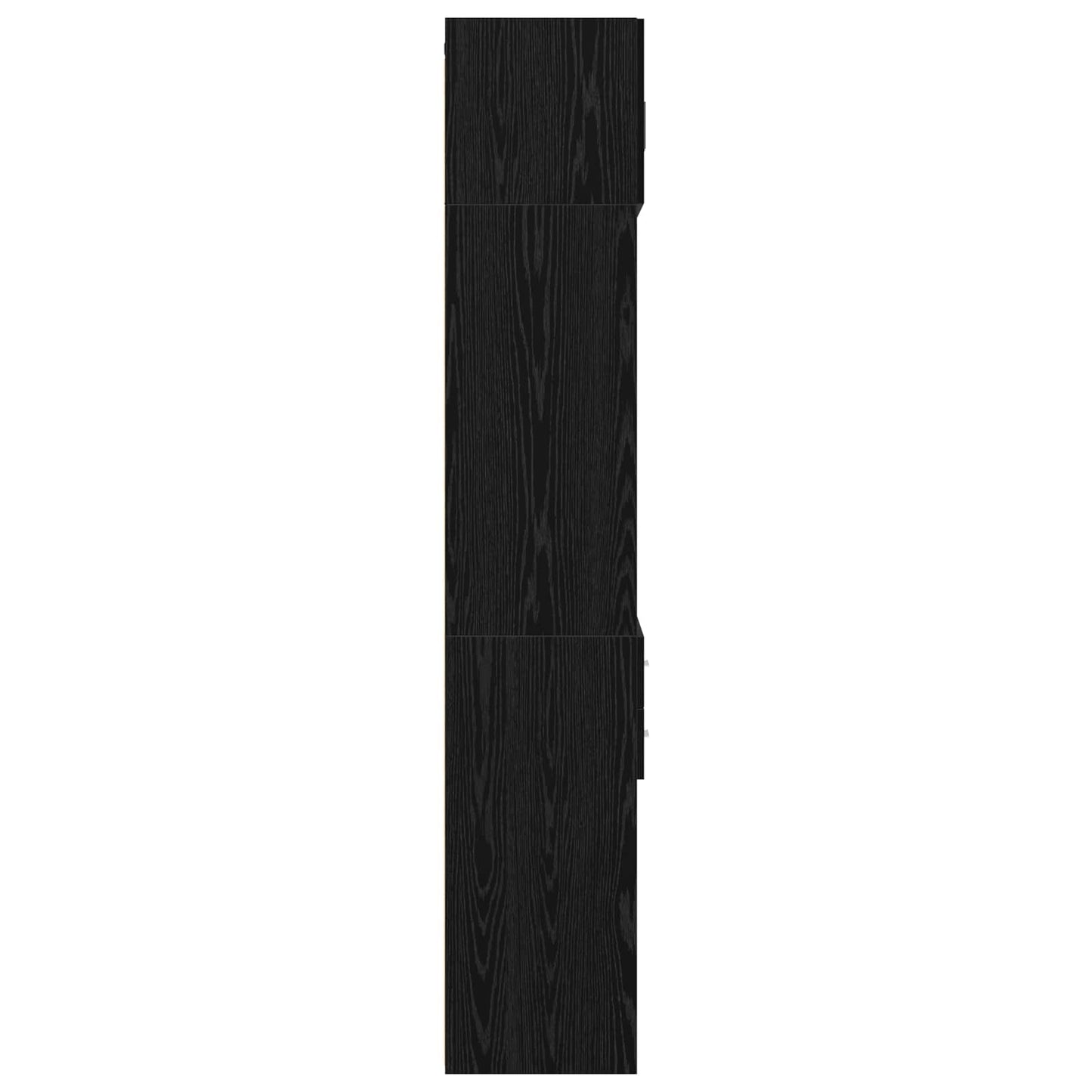 vidaXL Storage Cabinet with Shelves Black Oak 70 x 42.5 x 225 cm