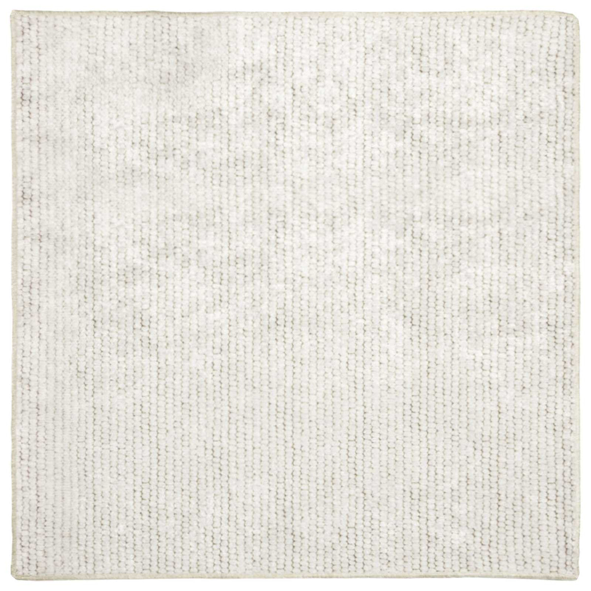 vidaXL Rug Cream 100 x 100 cm 100% Polyester 3 mm Washable