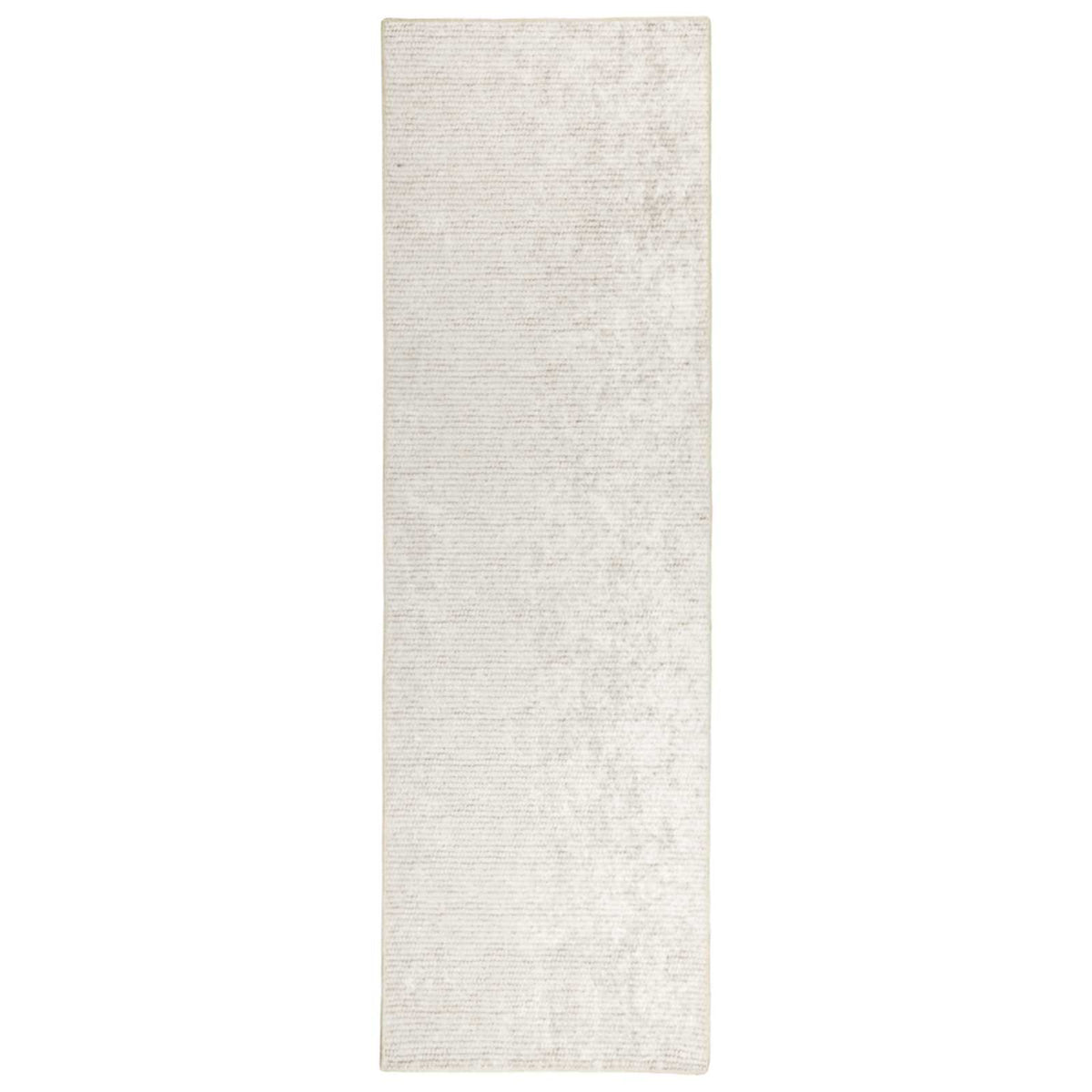 vidaXL Rug Cream 100 x 250 cm 100% Polyester 3 mm Washable